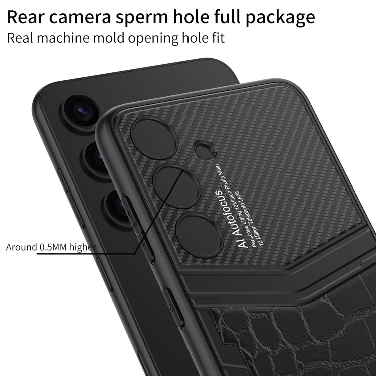For Samsung Galaxy S24+ 5G GKK TPU + PU Full Coverage Phone Case(Vertical Texture) - free shipping - PMC TechLife - Order now!
