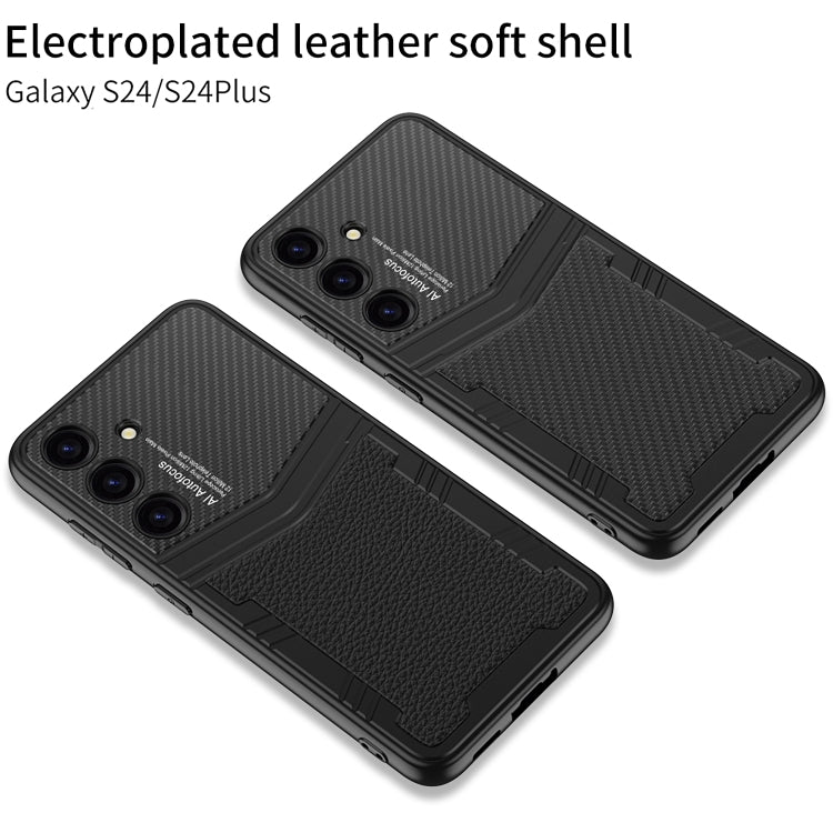 For Samsung Galaxy S24+ 5G GKK TPU + PU Full Coverage Phone Case(Python Texture) - Galaxy S24+ 5G Cases by GKK | Online Shopping South Africa | PMC TechLife | Buy Now Pay Later Mobicred