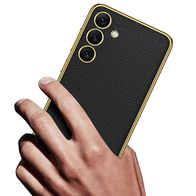 For Samsung Galaxy S24 5G GKK Plating TPU + Leather Full Coverage Phone Case(Green) - Galaxy S24 5G Cases by GKK | Online Shopping South Africa | PMC TechLife | Buy Now Pay Later Mobicred