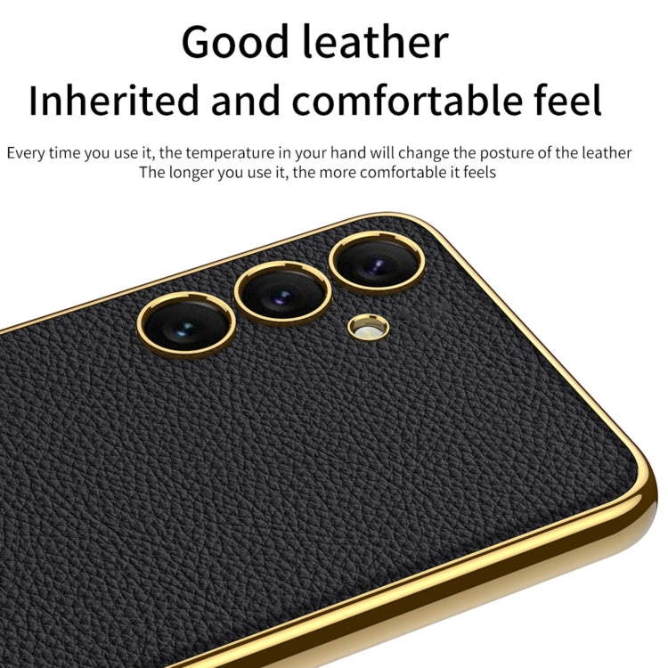 For Samsung Galaxy S24+ 5G GKK Plating TPU + Leather Full Coverage Phone Case(Pink) - free shipping - PMC TechLife - Order now!