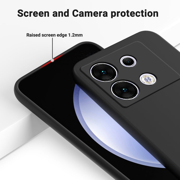 For Infinix Zero 30 5G Solid Color Liquid Silicone Dropproof Full Coverage Phone Case(Black) - free shipping - PMC TechLife - Order now!