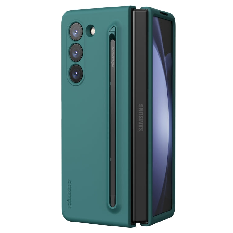 For Samsung Galaxy Z Fold5 NILLKIN Flex Pure PC + Liquid Silicone Phone Case with S Pen(Green) - Galaxy Z Fold5 Cases by NILLKIN | Online Shopping South Africa | PMC Jewellery | Buy Now Pay Later Mobicred