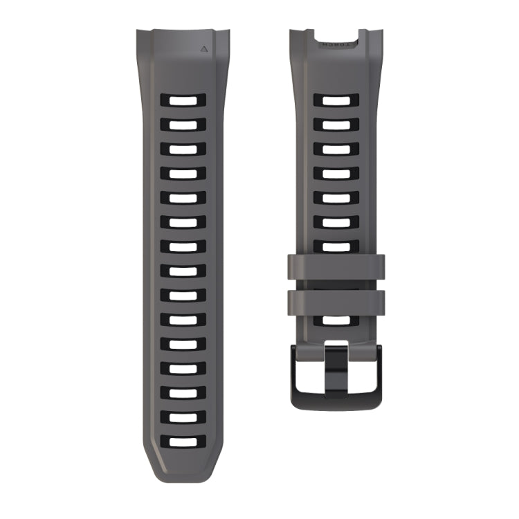 Compatible with Garmin Instinct 2X Two Color Silicone Watch Band(Black) - Watch Bands by PMC TechLife | Online Shopping South Africa | PMC TechLife | Buy Now Pay Later Mobicred