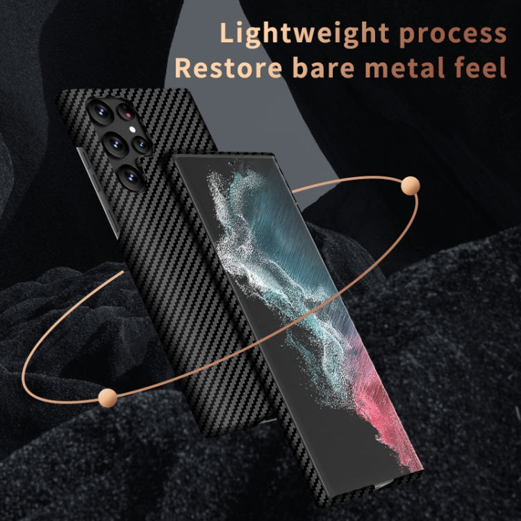 For Samsung Galaxy S24 Ultra 5G Carbon Fiber Texture MagSafe Magnetic Phone Case(Black) - free shipping - PMC TechLife - Order now!