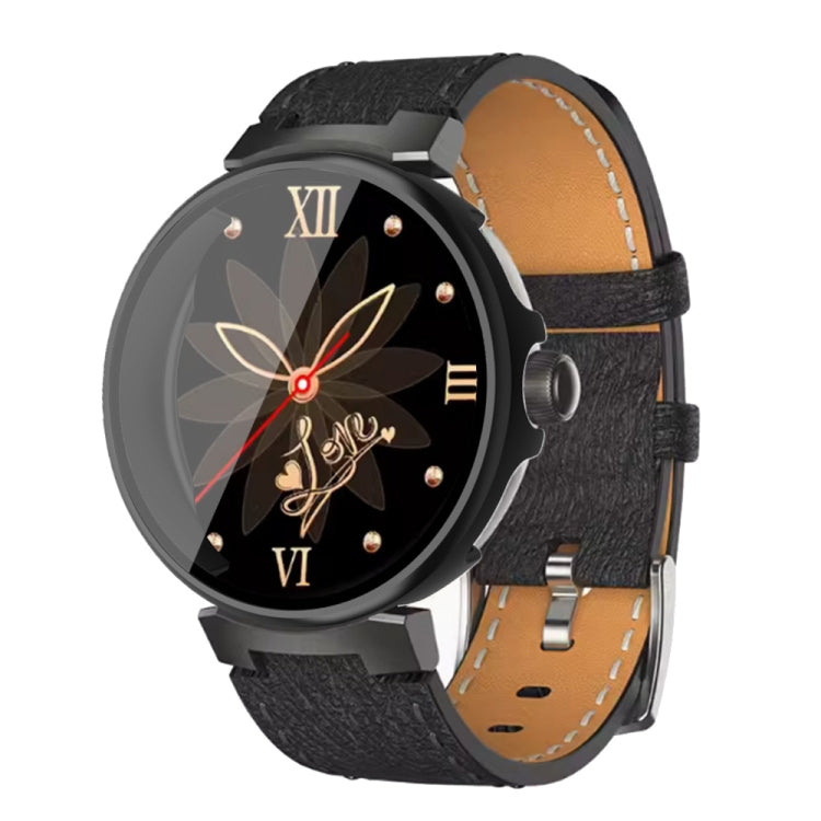 For Aigo GTV2 PC + Tempered Film Integrated Watch Protective Case(Black) - Watch Case by PMC TechLife | Online Shopping South Africa | PMC TechLife