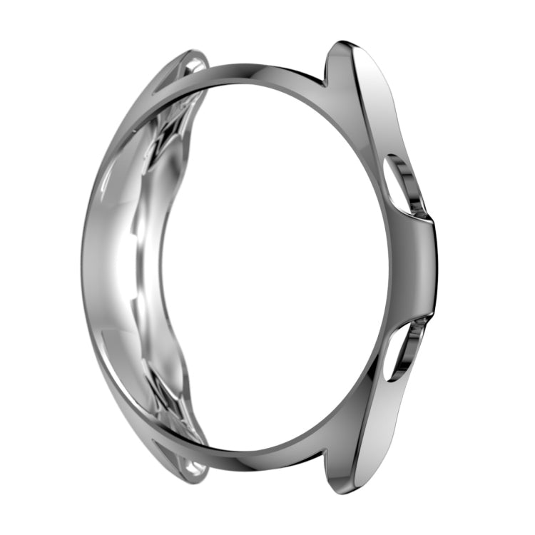For Samsung Galaxy Watch 3 41mm Electroplating Hollow Half-pack TPU Protective Case(Gray) - Watch Cases by ENKAY | Online Shopping South Africa | PMC TechLife | Buy Now Pay Later Mobicred