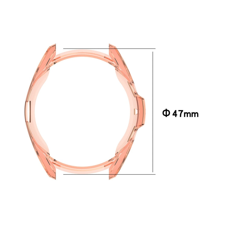 For Samsung Galaxy Watch 3 41mm Electroplating Hollow Half-pack TPU Protective Case(Gray) - Watch Cases by ENKAY | Online Shopping South Africa | PMC TechLife | Buy Now Pay Later Mobicred