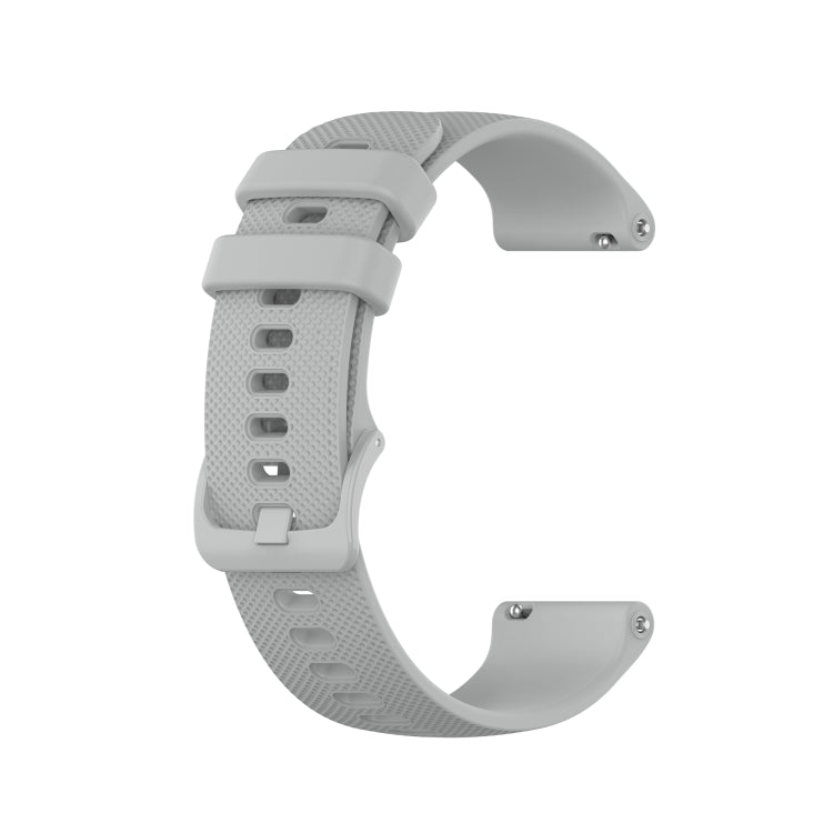 Compatible with Garmin Compatible witherunner 745 Small Grid Quick Release Watch Band with Screwdriver, Size: Free Size 22mm(Gray) - Watch Bands by PMC TechLife | Online Shopping South Africa | PMC TechLife | Buy Now Pay Later Mobicred