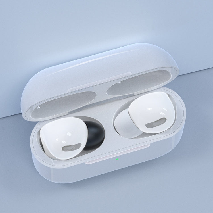 12 PCS Wireless Earphone Replaceable Silicone + Memory Foam Ear Cap Earplugs for AirPods Pro, with Storage Box(White + Grey) - Anti-dust & Ear Caps by PMC Jewellery | Online Shopping South Africa | PMC Jewellery