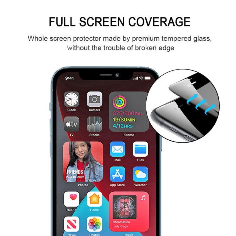 For iPhone 12 Pro Max Full Glue Full Screen Tempered Glass Film - free shipping - PMC TechLife - Order now!