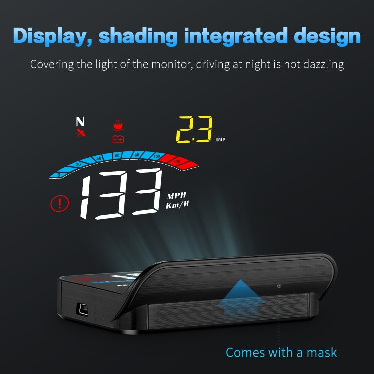M16 Car HUD Head-up Display GPS Speed Meter Speed / Voltage - Head Up Display System by PMC Jewellery | Online Shopping South Africa | PMC Jewellery