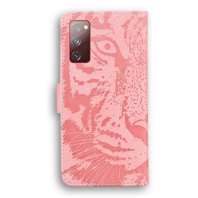 For Samsung Galaxy S20 FE / S20 FE 5G / S20 Lite Tiger Embossing Pattern Horizontal Flip Leather Case with Holder & Card Slots & Wallet(Pink) - Galaxy S20 FE Cases by NILLKIN | Online Shopping South Africa | PMC Jewellery