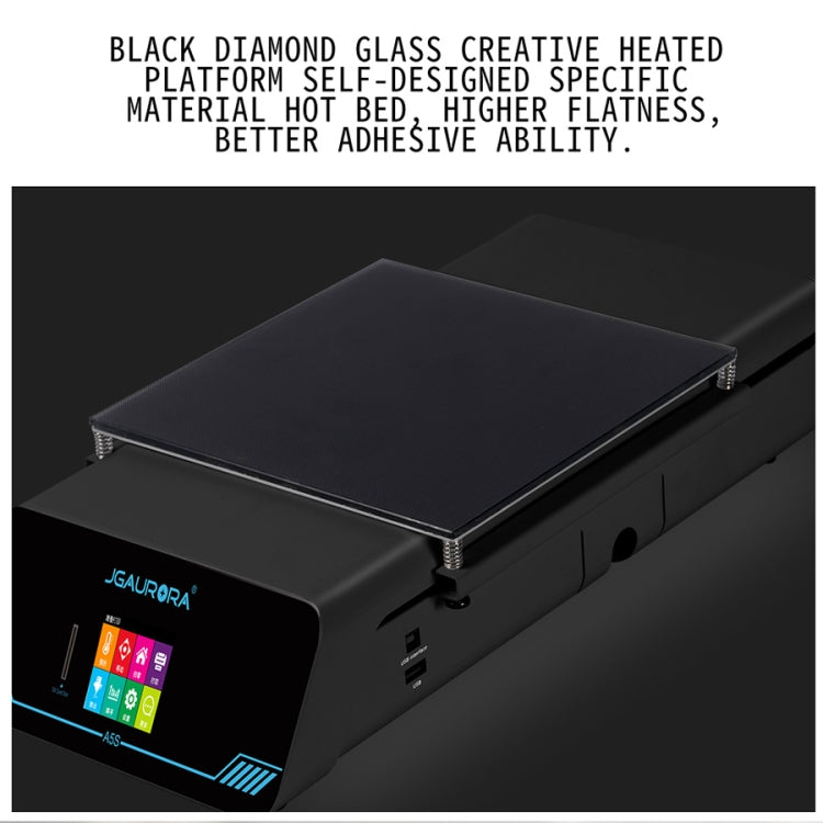 JGAURORA A5S Desktop High Precision Metal Plate Frame Three-Dimensional Physical 3D Printer - free shipping - PMC TechLife - Order now!