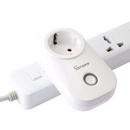 Sonoff S20-EU WiFi Smart Power Plug Socket Wireless Remote Control Timer Power Switch, Compatible with Alexa and Google Home, Support iOS and Android,  EU Plug - Smart Socket by Sonoff | Online Shopping South Africa | PMC Jewellery