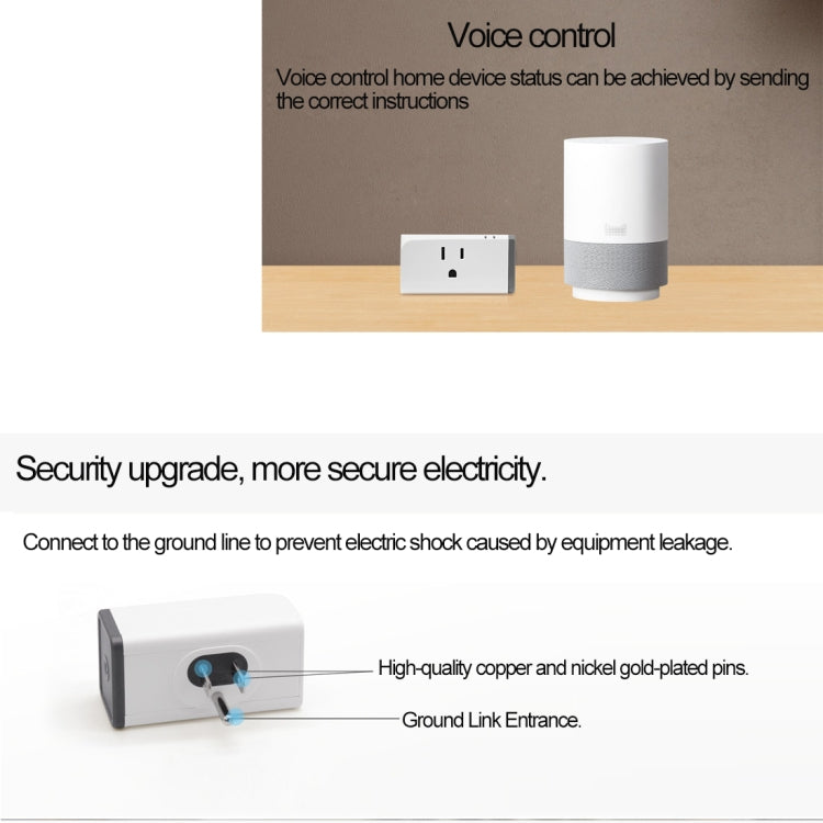 Sonoff S31 16A Phone APP Remote Timing & Power Energy Usage Monitor Mini WiFi Smart Socket Works with Alexa and Google Home, US Plug - Smart Socket by Sonoff | Online Shopping South Africa | PMC Jewellery