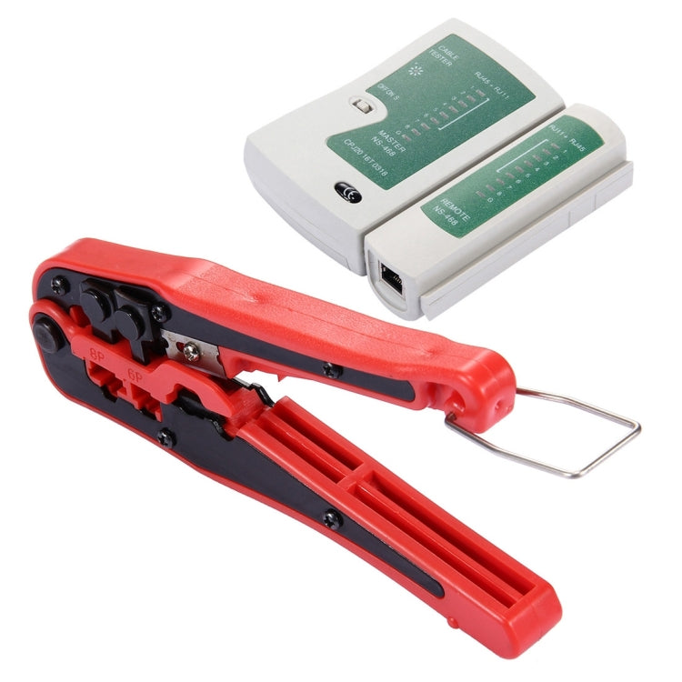 WLXY 4 in 1 Portable Crimping Stripper Punch Down  Wire Line Detector Ethernet Network Cable Tester Tools Kits - Lan Cable and Tools by WLXY | Online Shopping South Africa | PMC TechLife | Buy Now Pay Later Mobicred