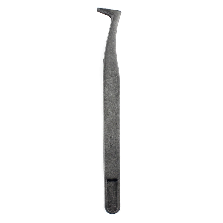 JF-S16 Anti-static Carbon Fiber Curved Tip Tweezers(Black) - Tweezers by JIAFA | Online Shopping South Africa | PMC TechLife