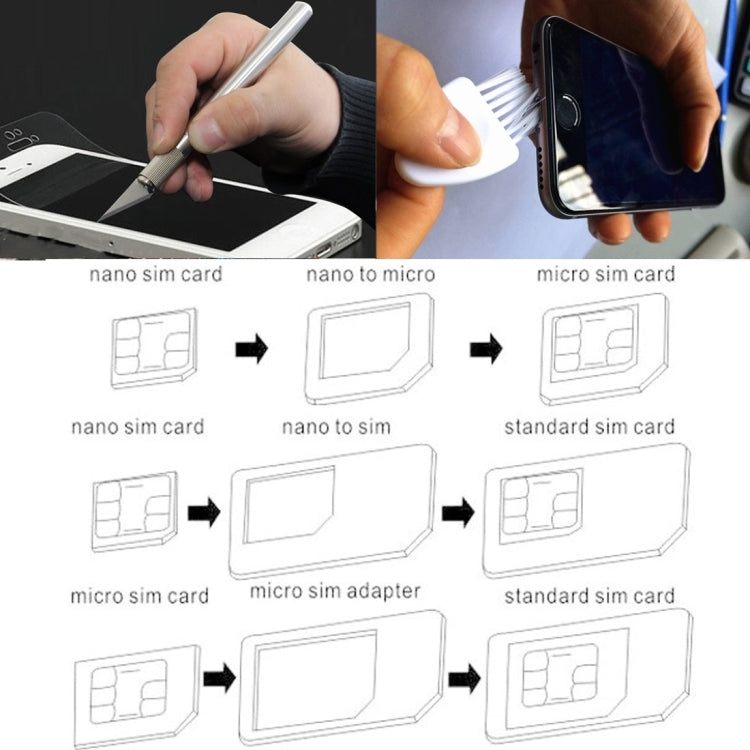 60 in 1 Professional Screwdriver Repair Open Tool Kit with SIM Card Adapter Set for Mobile Phones - Tool Kits by PMC Jewellery | Online Shopping South Africa | PMC Jewellery