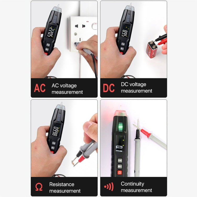 HABOTEST HT122 Multi-function Phase Sequence Digital Multimeter Smart Electricity Test Pen - Digital Multimeter by HABOTEST | Online Shopping South Africa | PMC Jewellery | Buy Now Pay Later Mobicred