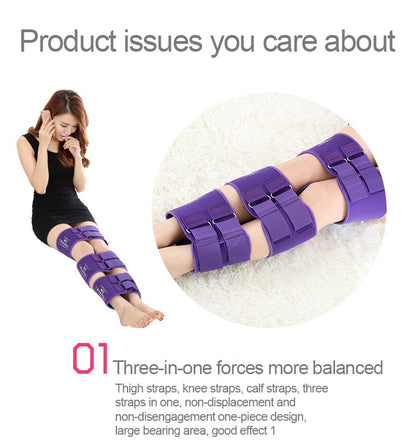 3 PCS/Set Leg Posture Corrector O/X-type Bowlegs Orthotic Bandage Straightening Belt Band, Size: XXL(Purple) - Corrector by PMC Jewellery | Online Shopping South Africa | PMC Jewellery