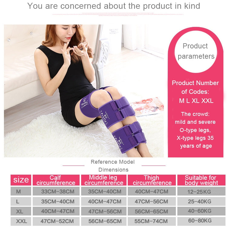 3 PCS/Set Leg Posture Corrector O/X-type Bowlegs Orthotic Bandage Straightening Belt Band, Size: L(Pink) - Corrector by PMC Jewellery | Online Shopping South Africa | PMC Jewellery