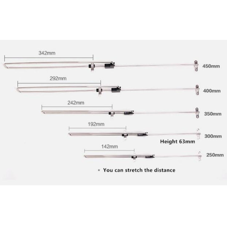 Telescopic Rail Pull-Out Wardrobe Clothes Hanger(30cm) - free shipping - PMC TechLife - Order now!