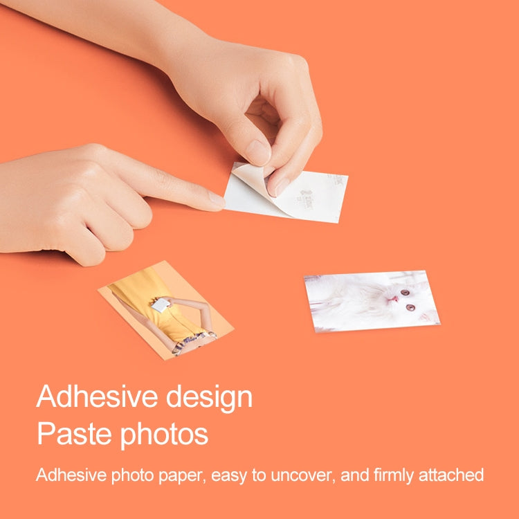 50 PCS Original Xiaomi Print Photographic Paper Paste Paper for Xiaomi Pocket Photo Printer - Parts by Xiaomi | Online Shopping South Africa | PMC Jewellery