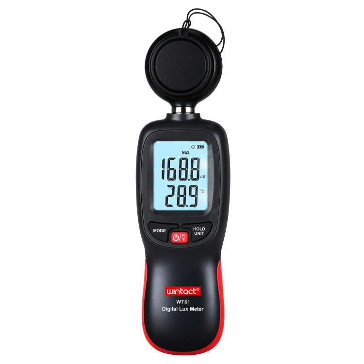 Wintact WT81 Digital Light Lux Meter for Factory / School / House Various Occasion, Range: 0-200,000 Lux (Black) - Light & Sound Meter by Wintact | Online Shopping South Africa | PMC Jewellery | Buy Now Pay Later Mobicred