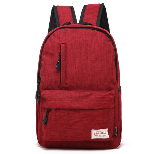 Universal Multi-Function Canvas Laptop Computer Shoulders Bag Leisurely Backpack Students Bag, Big Size: 42x29x13cm, For 15.6 inch and Below Macbook, Samsung, Lenovo, Sony, DELL Alienware, CHUWI, ASUS, HP(Red) - Backpack by PMC Jewellery | Online Shopping South Africa | PMC Jewellery