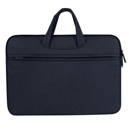 Breathable Wear-resistant Shoulder Handheld Zipper Laptop Bag, For 15.6 inch and Below Macbook, Samsung, Lenovo, Sony, DELL Alienware, CHUWI, ASUS, HP (Navy Blue) - 15.6 - 17 inch by PMC Jewellery | Online Shopping South Africa | PMC Jewellery