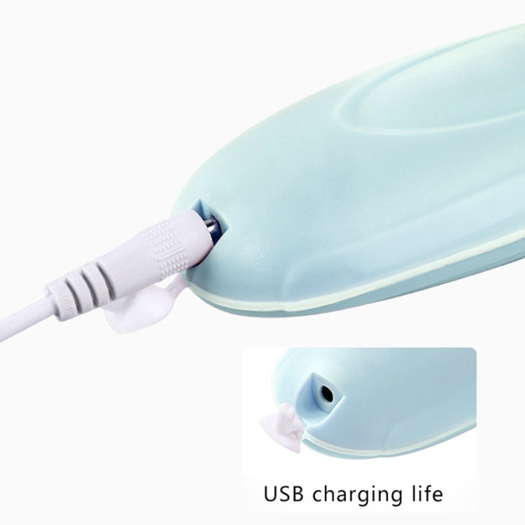 3 in 1 USB Charging Electronic Cleaning Face Beauty Instrument Pores Nose Blackhead Facial Cleansing Brush (Blue) - Cleanser by PMC Jewellery | Online Shopping South Africa | PMC Jewellery