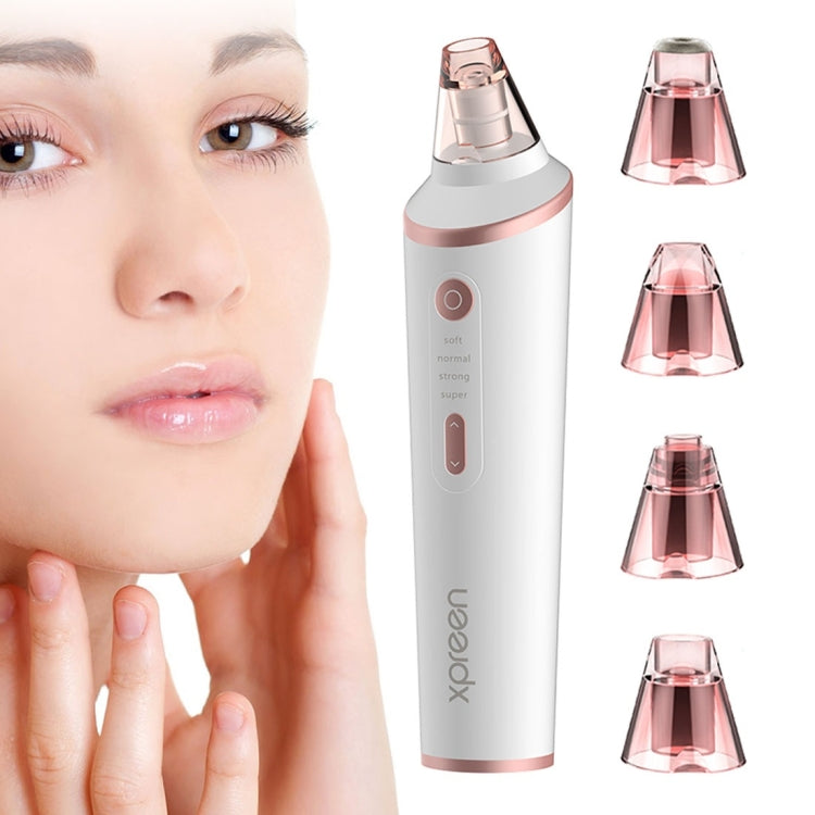 XPREEN XPRE037 Wireless Charging  Multi-function Blackhead Extractor Pore Cleanser with Four Probes & LED Lighting Function(White) - free shipping - PMC TechLife - Order now!