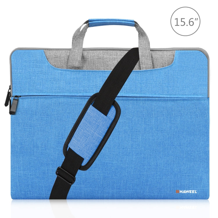 HAWEEL 15.6inch Laptop Handbag, For Macbook, Samsung, Lenovo, Sony, DELL Alienware, CHUWI, ASUS, HP, 15.6 inch and Below Laptops(Blue) - 13.3 inch by HAWEEL | Online Shopping South Africa | PMC Jewellery | Buy Now Pay Later Mobicred