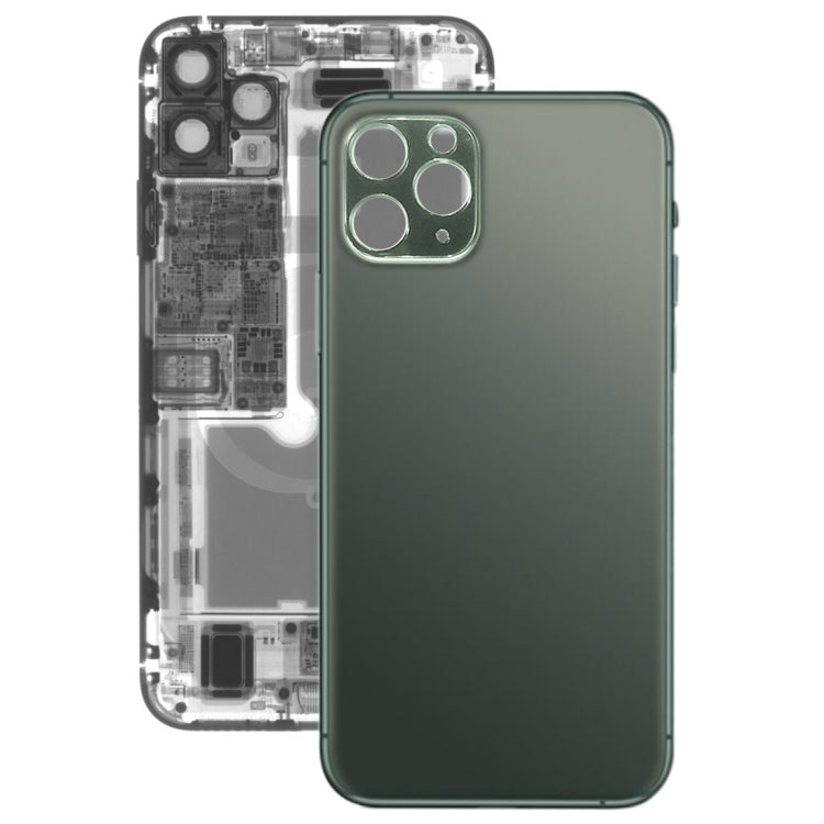 Back Battery Cover Glass Panel for iPhone 11 Pro(Green) - Back Cover by PMC TechLife | Online Shopping South Africa | PMC TechLife | Buy Now Pay Later Mobicred