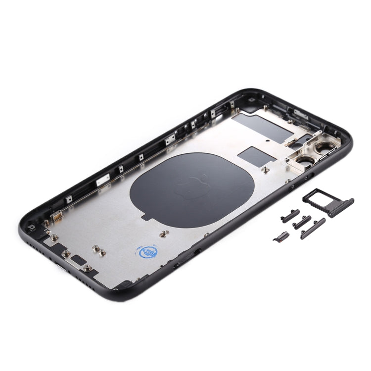Back Housing Cover with SIM Card Tray & Side keys & Camera Lens for iPhone 11(Black) - free shipping - PMC TechLife - Order now!
