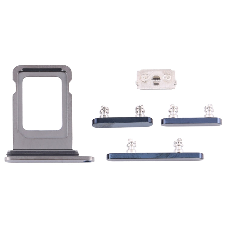 SIM Card Tray + Side Keys for iPhone 12 Pro(Blue) - Metal Parts by PMC TechLife | Online Shopping South Africa | PMC TechLife