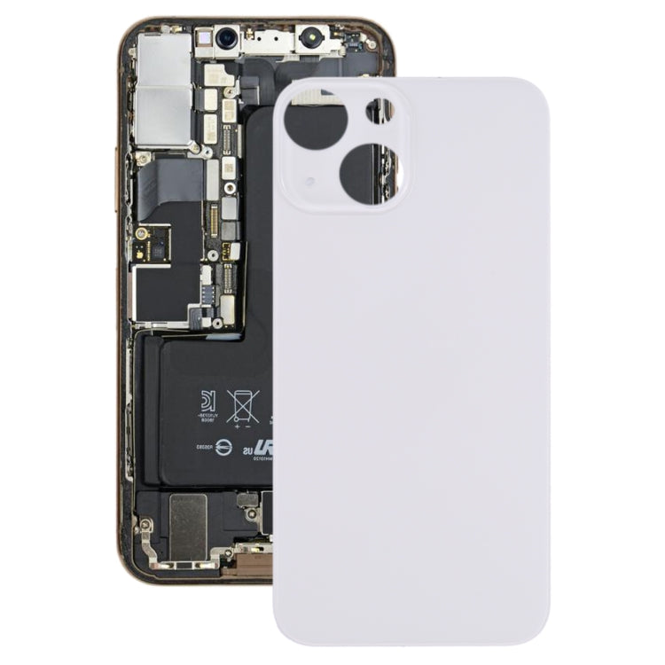 Battery Back Cover for iPhone 13 mini(White) - Back Cover by PMC TechLife | Online Shopping South Africa | PMC TechLife