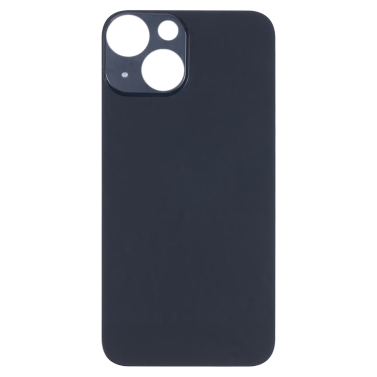 Easy Replacement Big Camera Hole Glass Back Battery Cover for iPhone 13 mini(Black) - Back Cover by PMC TechLife | Online Shopping South Africa | PMC TechLife | Buy Now Pay Later Mobicred