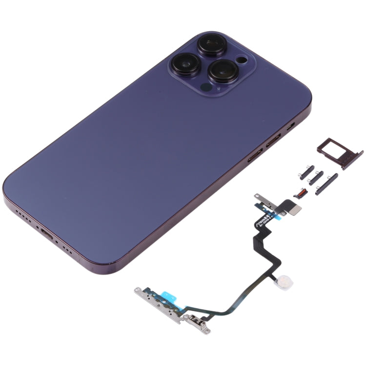 Back Housing Cover with Appearance Imitation of iP14 Pro for iPhone XR(Purple) - Back Cover by PMC Jewellery | Online Shopping South Africa | PMC Jewellery