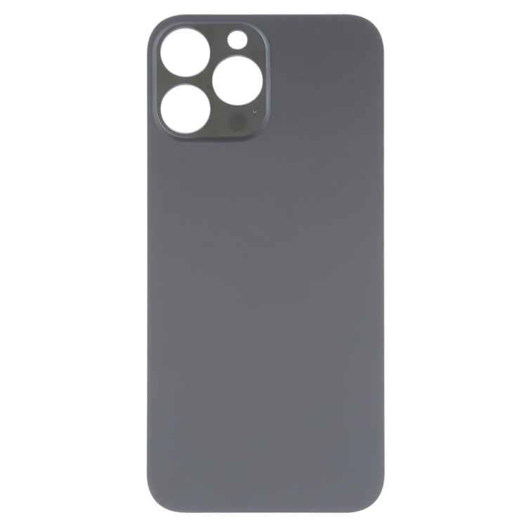 Easy Replacement Big Camera Hole Glass Back Battery Cover for iPhone 14 Pro Max(Black) -  by PMC TechLife | Online Shopping South Africa | PMC TechLife