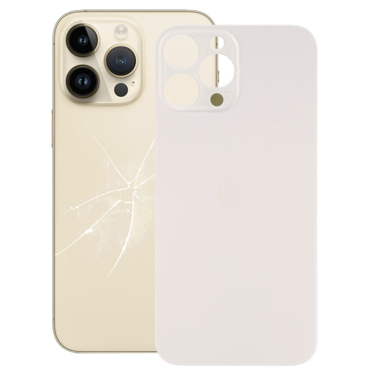 Easy Replacement Big Camera Hole Glass Back Battery Cover for iPhone 14 Pro Max(Gold) -  by PMC TechLife | Online Shopping South Africa | PMC TechLife