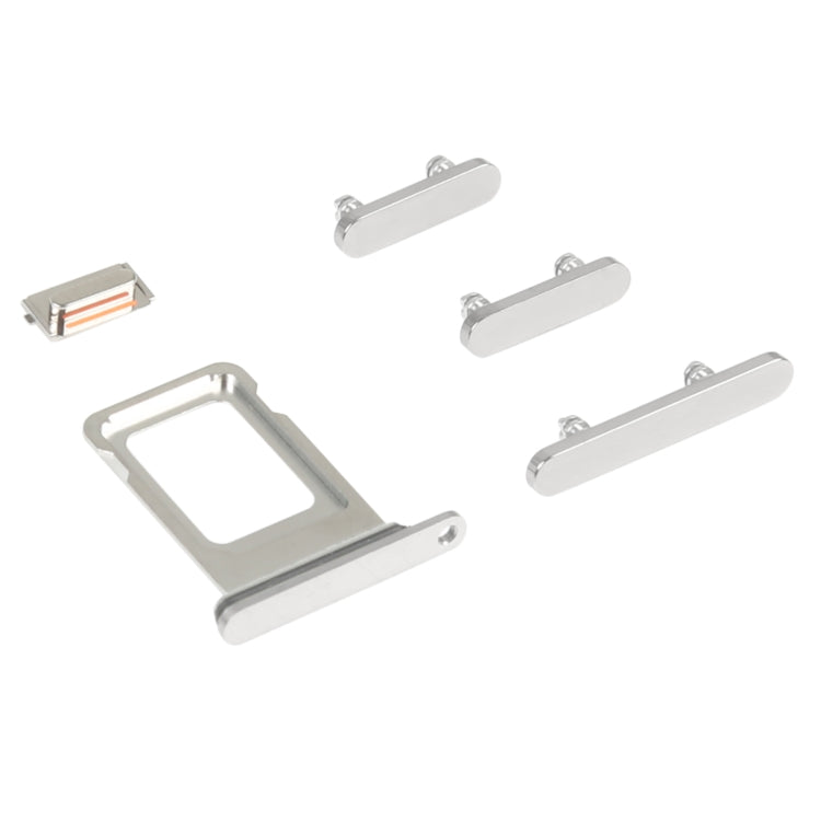 SIM Card Tray + Side Keys for iPhone 14 Pro Max(Silver) -  by PMC TechLife | Online Shopping South Africa | PMC TechLife