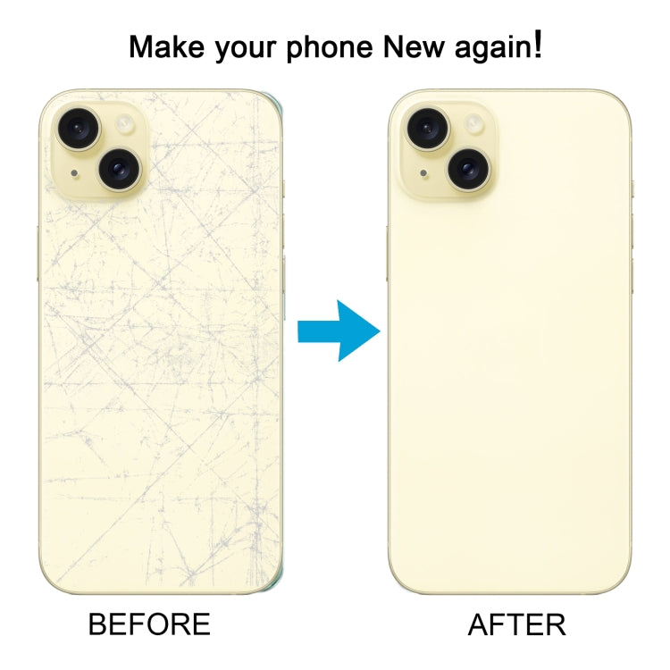 For iPhone 15 Glass Battery Back Cover(Yellow) -  by PMC TechLife | Online Shopping South Africa | PMC TechLife