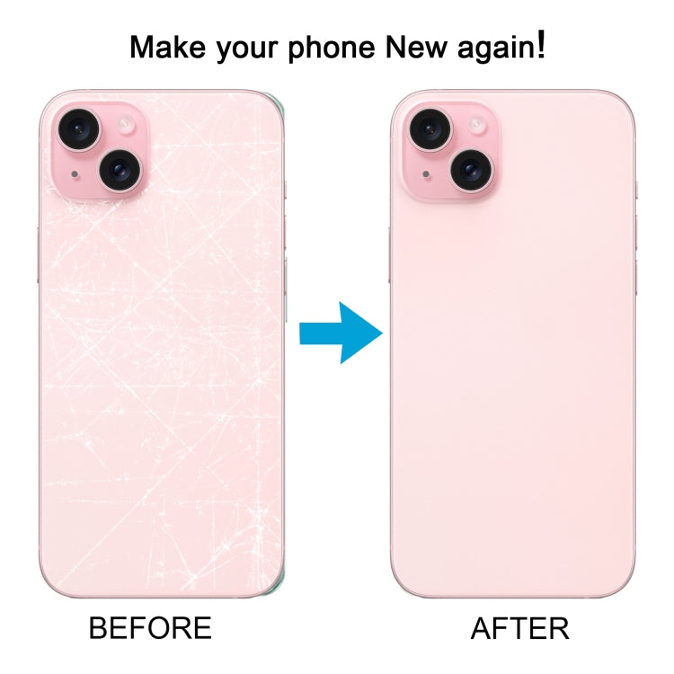 For iPhone 15 Plus Glass Battery Back Cover(Pink) -  by PMC TechLife | Online Shopping South Africa | PMC TechLife