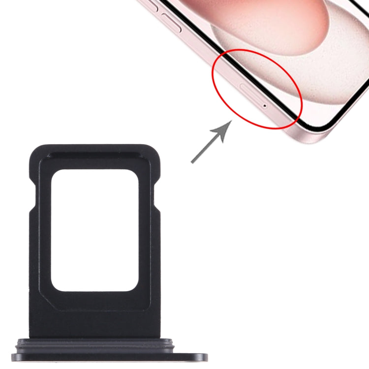 For iPhone 15 Plus SIM Card Tray (Black) -  by PMC TechLife | Online Shopping South Africa | PMC TechLife