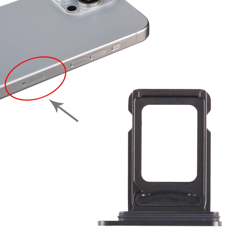 For iPhone 15 Pro Max SIM + SIM Card Tray (Black) -  by PMC TechLife | Online Shopping South Africa | PMC TechLife