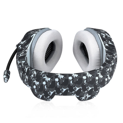 ONIKUMA K1-B Deep Bass Noise Canceling Camouflage Gaming Headphone with Microphone(Grey) - Multimedia Headset by ONIKUMA | Online Shopping South Africa | PMC Jewellery | Buy Now Pay Later Mobicred