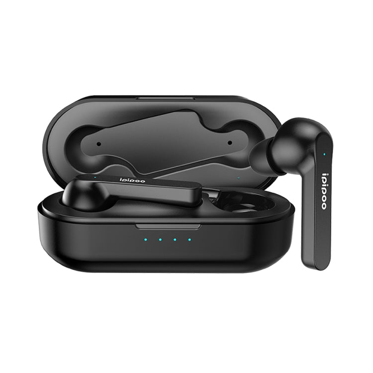 ipipoo TP-2 TWS Bluetooth V5.0 Headset(Black) - TWS Earphone by ipipoo | Online Shopping South Africa | PMC Jewellery