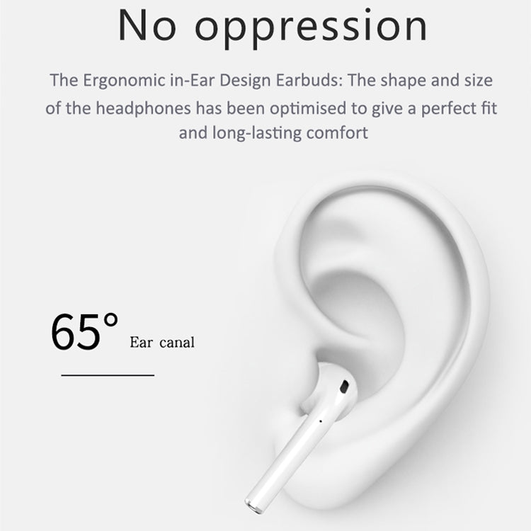 i9 Touch Wireless TWS Sport Bilateral Stereo Bluetooth 5.0 Headset with Charging Box, Touch Version (White) - TWS Earphone by PMC TechLife | Online Shopping South Africa | PMC TechLife