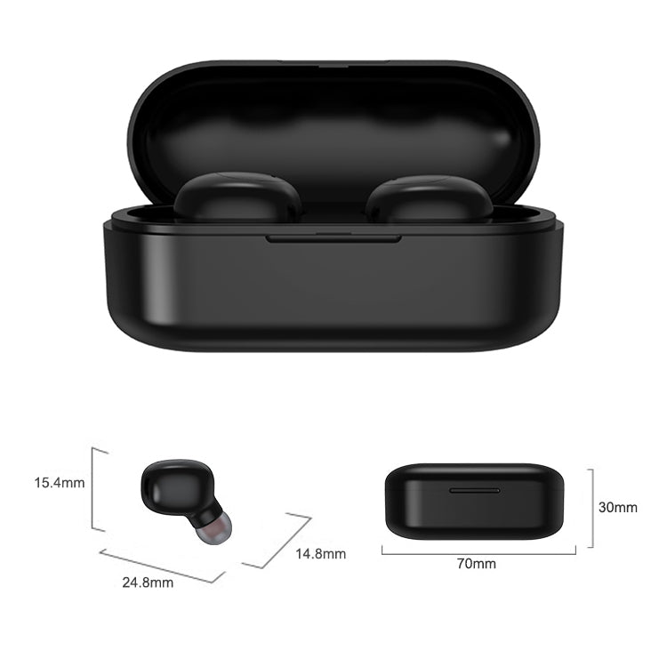 P1 TWS Bluetooth 5.0 Binaural Stereo Wireless Sports Bluetooth Earphone(Black) - TWS Earphone by PMC Jewellery | Online Shopping South Africa | PMC Jewellery